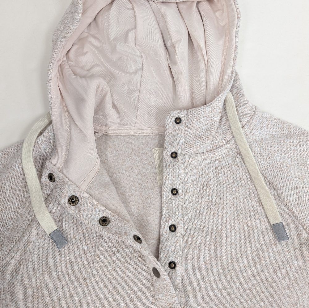 Thread Supply Cream Tan Hooded Sweatshirt Large [59] - Picture 8 of 9
